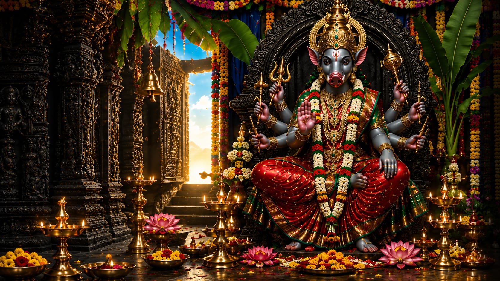 Sri Varahi Temple Background